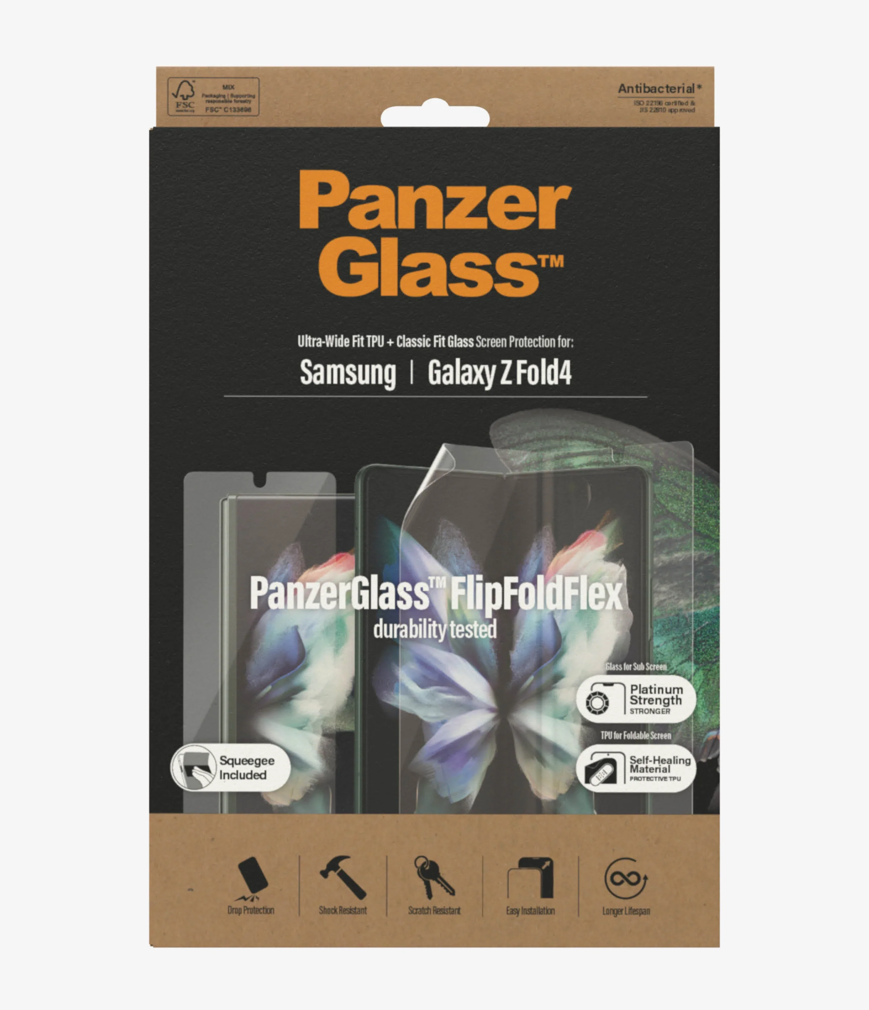 PanzerGlass TPU Film Screen Guard Scratch Resistance Samsung Z Fold 5 / Z Fold 4 Clear - Image 3