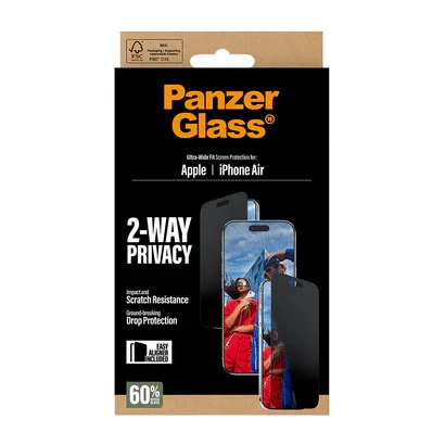 PanzerGlass Ultra Wide Fit Privacy Screen Protector iPhone 17 Air - Image 3