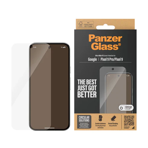 PanzerGlass Ultra Wide Fit Screen Protector for Google Pixel 9/ 9 Pro - Image 2