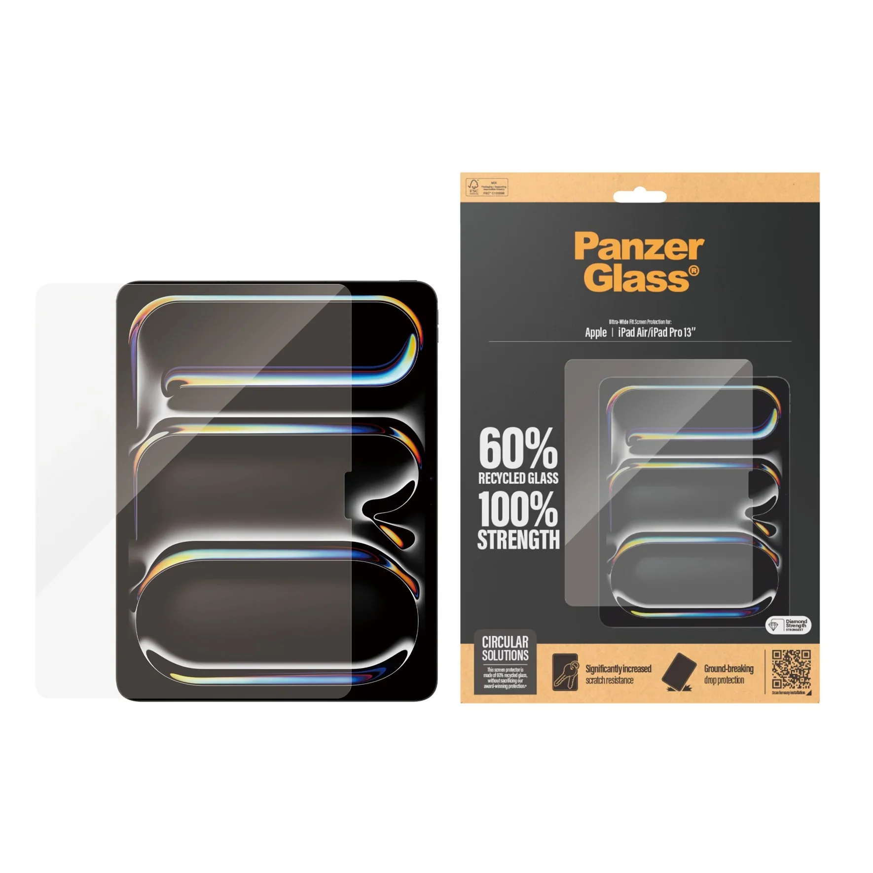 PanzerGlass Ultra Wide Screen Protector iPad Air 13 / Pro 13 M4 / Pro 12.9 5th & 6th Gen - Image 2