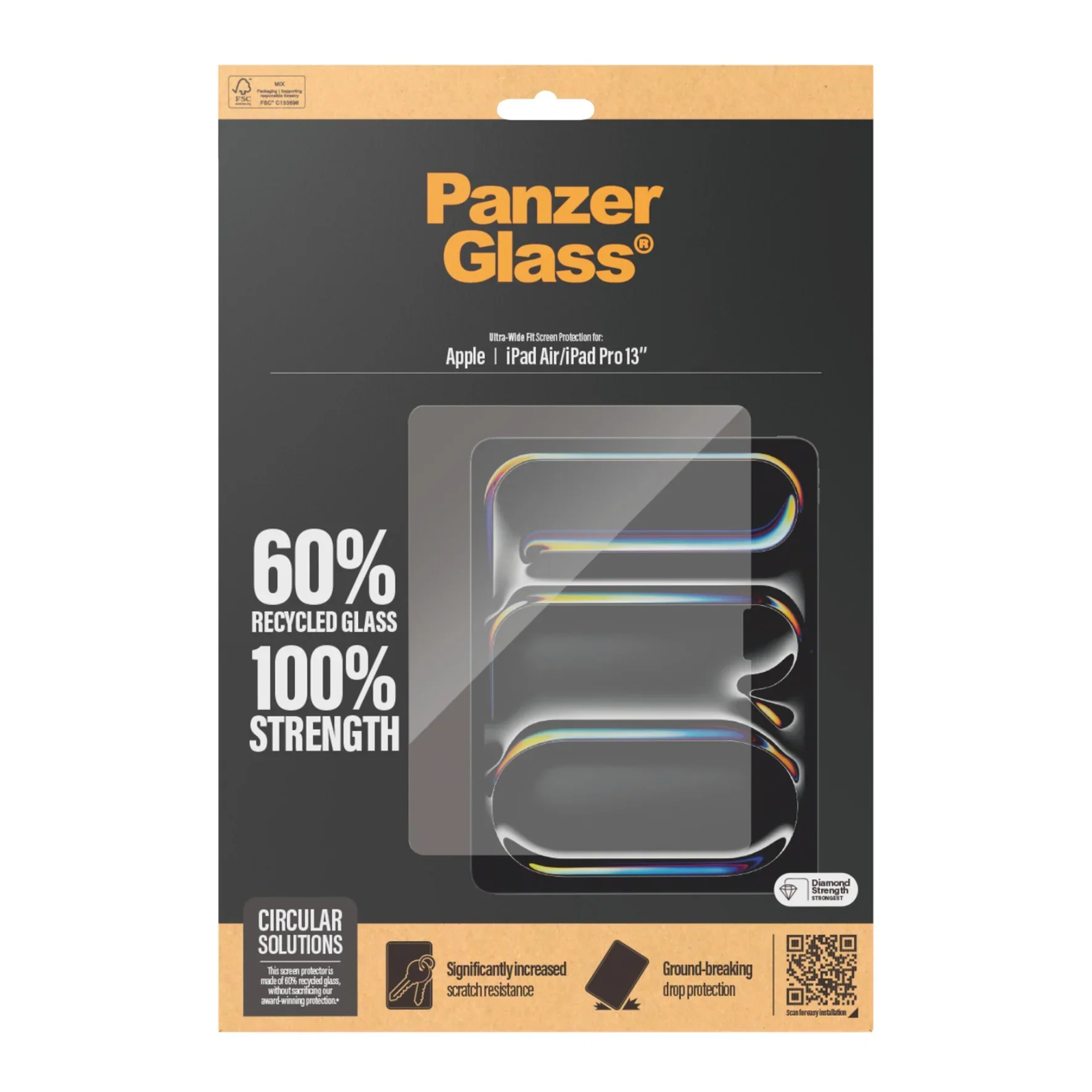 PanzerGlass Ultra Wide Screen Protector iPad Air 13 / Pro 13 M4 / Pro 12.9 5th & 6th Gen - Image 3
