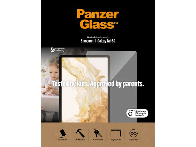 PanzerGlass Ultra Wide Tempered Glass Samsung Galaxy Tab S9 11 Inch - Clear - Image 3