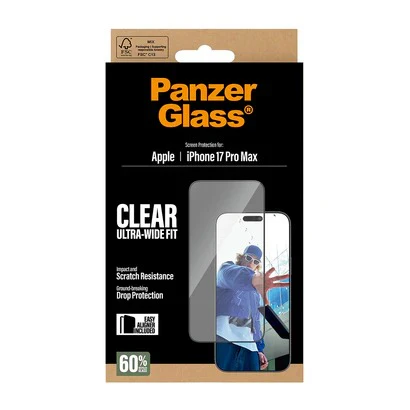 PanzerGlass UltraWide Fit Screen Protector iPhone 17 Pro Max - Image 2