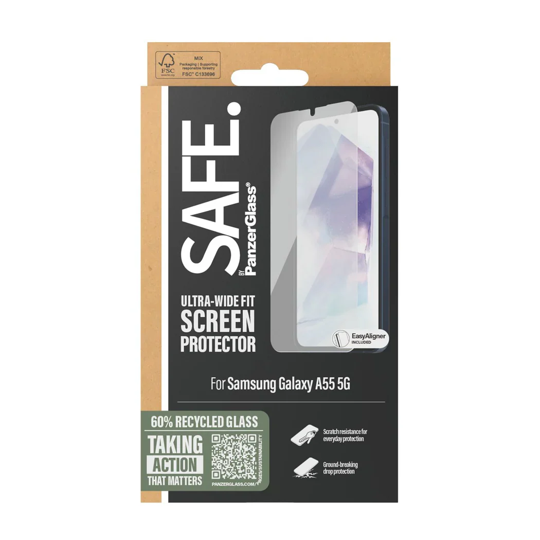 PanzerGlass UW Screen Protector for Samsung Galaxy A55 5G - Image 2