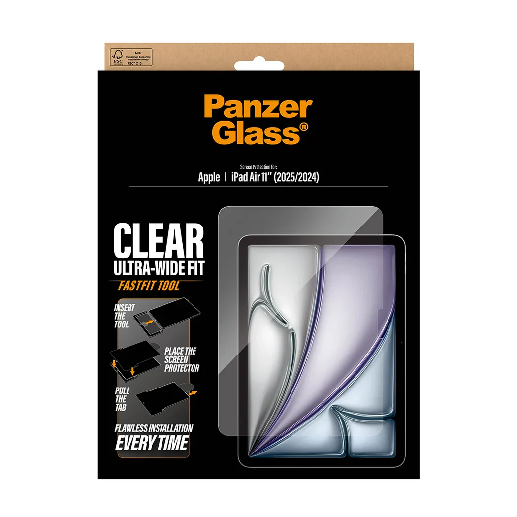 PanzerGlass UWF Glass Screen Protector iPad Air 11 M2 M3 M4 2024-2026 - Image 4