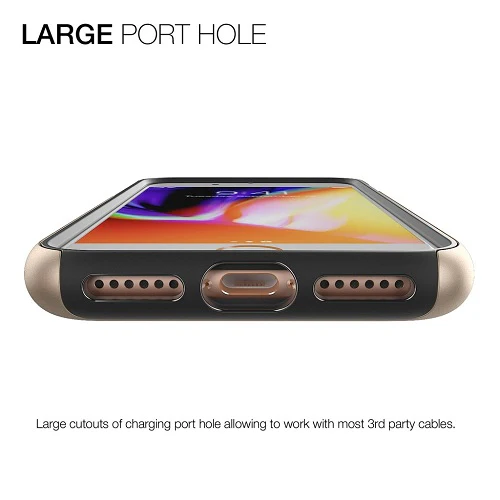 Patchworks Chroma Metalic Color Rugged Case iPhone SE 2022 / SE 2020 / 8 / 7 - Gold - Image 5