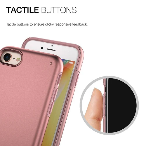 Patchworks Chroma Metalic Color Rugged Case iPhone 8 / 7 - Rose Gold - Image 3