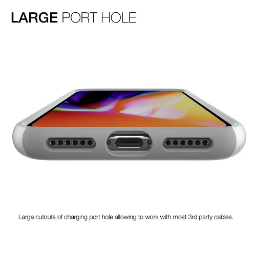 Patchworks Chroma Metalic Rugged Case for iPhone X - White - Image 3