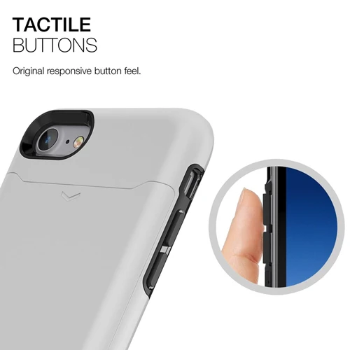 Patchworks ITG Level Card Protection Case iPhone SE2022 / SE2022/ 8 / 7 w/ Card Slot - White - Image 4