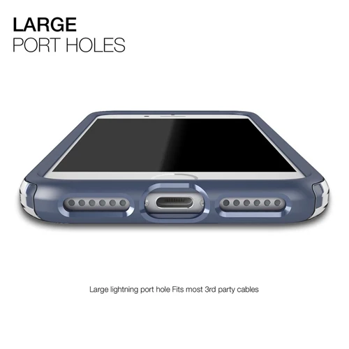 Patchworks ITG Protection Case iPhone SE 2022 / SE 2000 / iPhone 8 / 7 / 6 - Clear Navy - Image 4