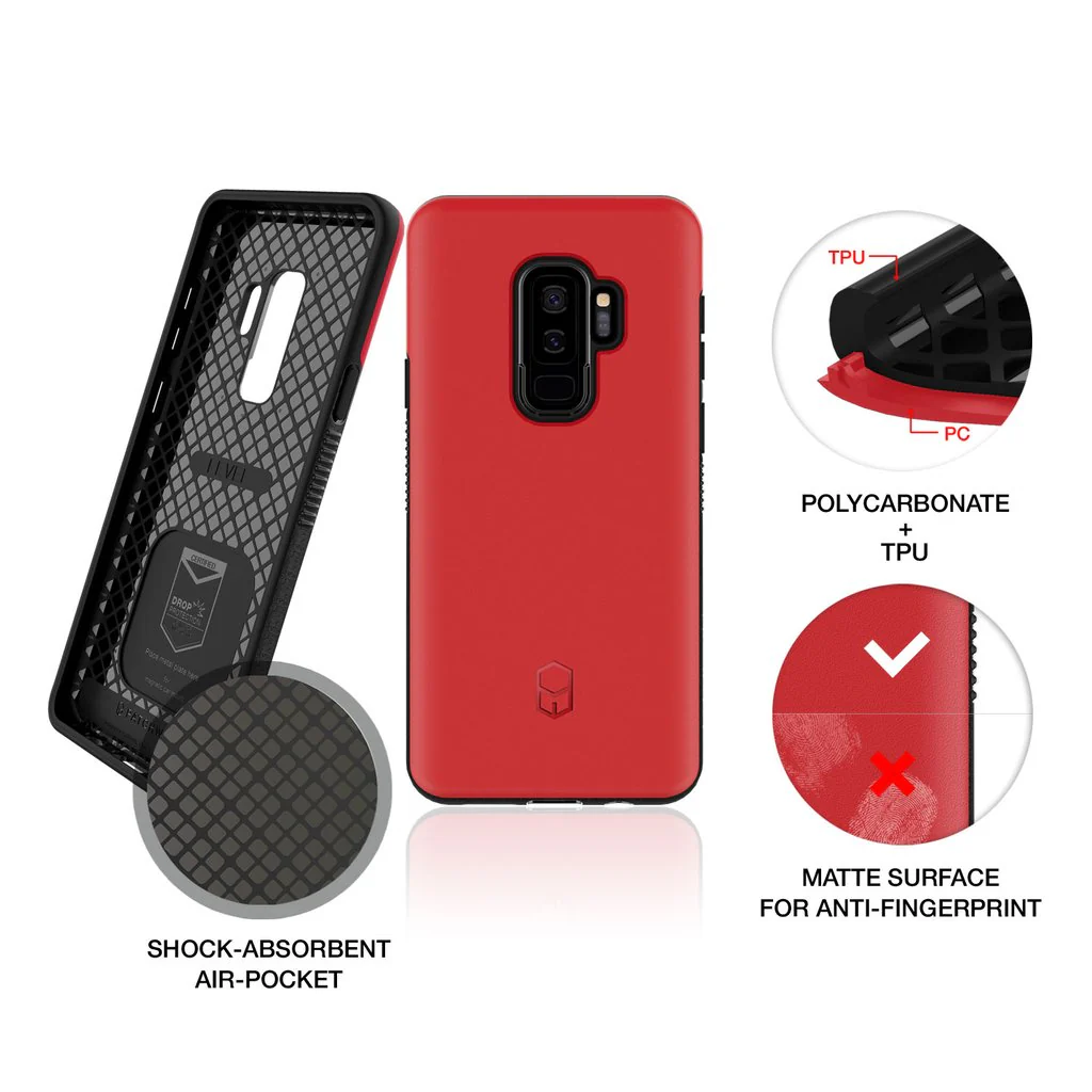 Patchworks ITG Level Rugged Case for Samsung Galaxy S9 Plus - Red - Image 3