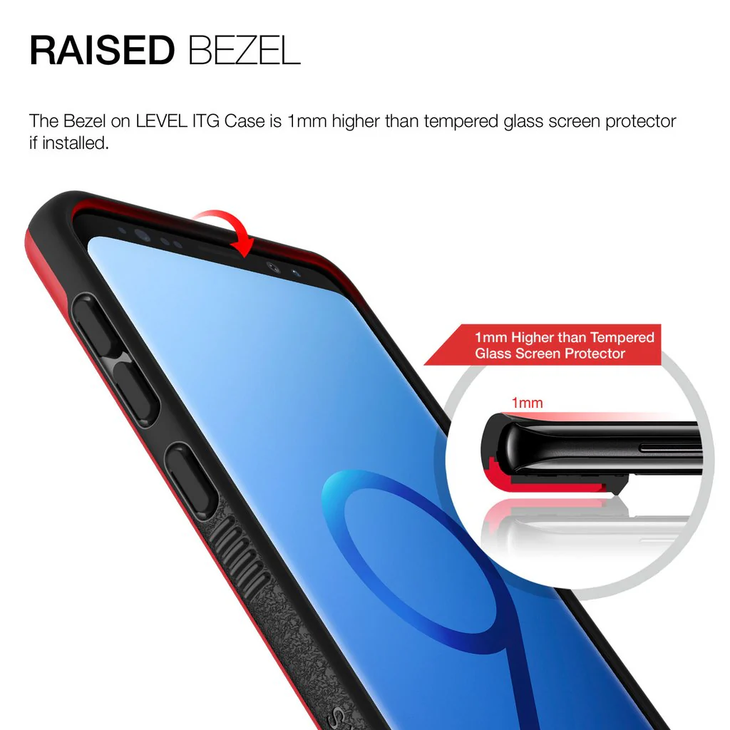 Patchworks ITG Level Rugged Case for Samsung Galaxy S9 - Red - Image 6