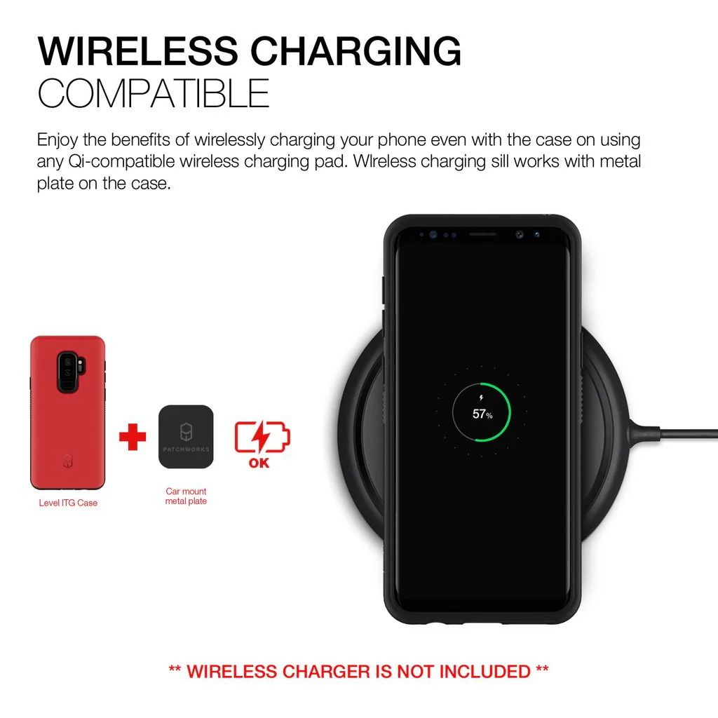 Patchworks ITG Level Rugged Case for Samsung Galaxy S9 - Red - Image 8
