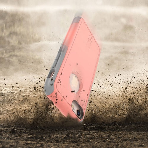 Patchworks Level Aegis Rugged Case for iPhone 8 / 7 - Pink / Grey - Image 2
