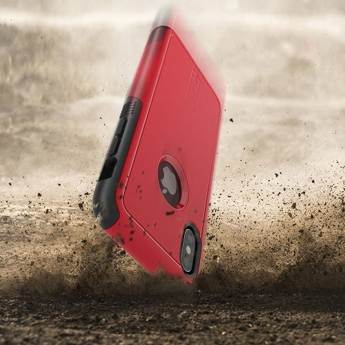 Patchworks Level Aegis Rugged Case for iPhone X - Red / Black - Image 7
