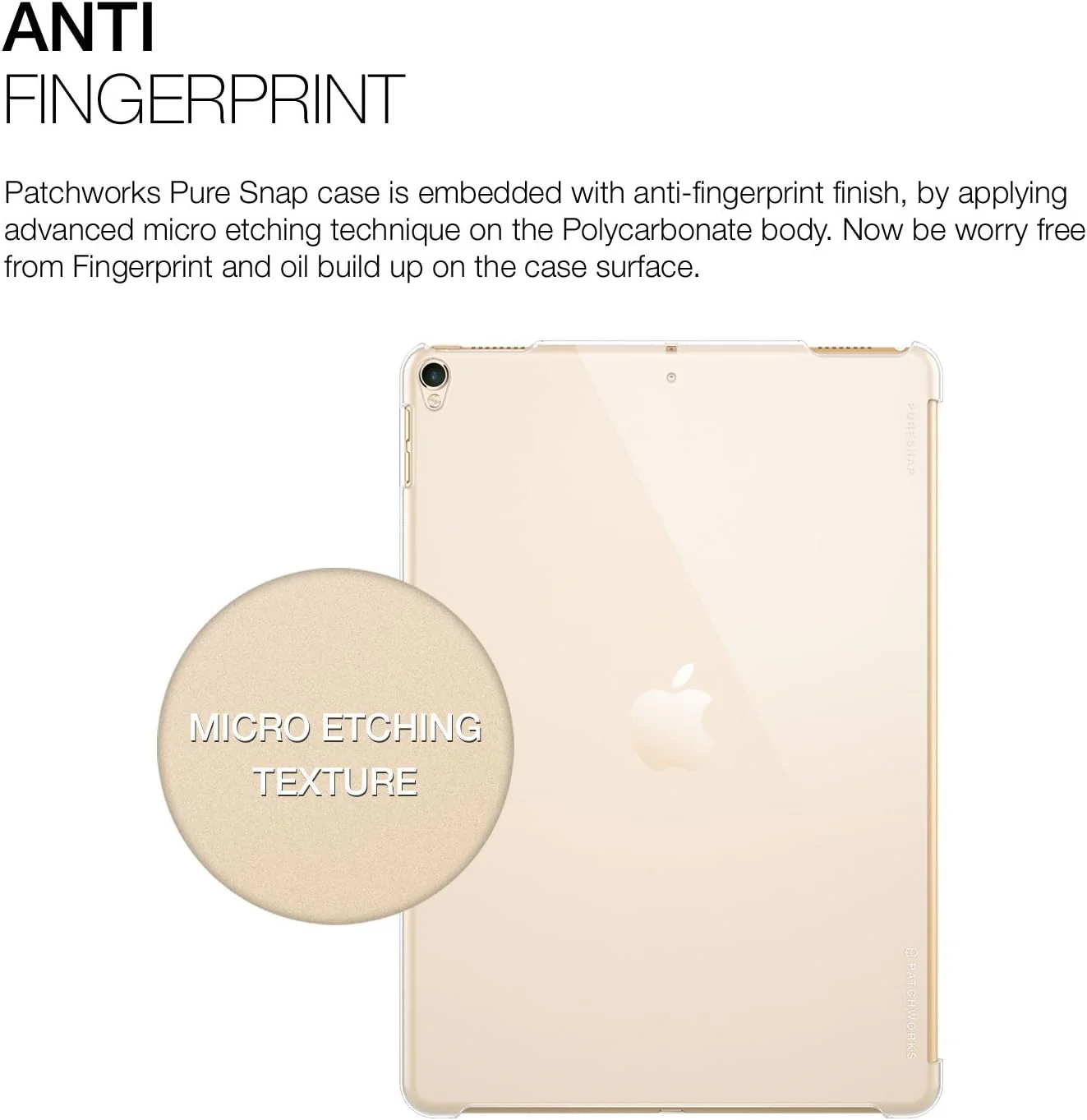 Patchworks Pure Snap Case suits iPad Air 2 9.7 - Clear - Image 4
