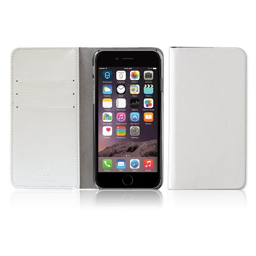 Patchworks Slim Leather Wallet Case for iPhone 6 Plus - White - Image 3