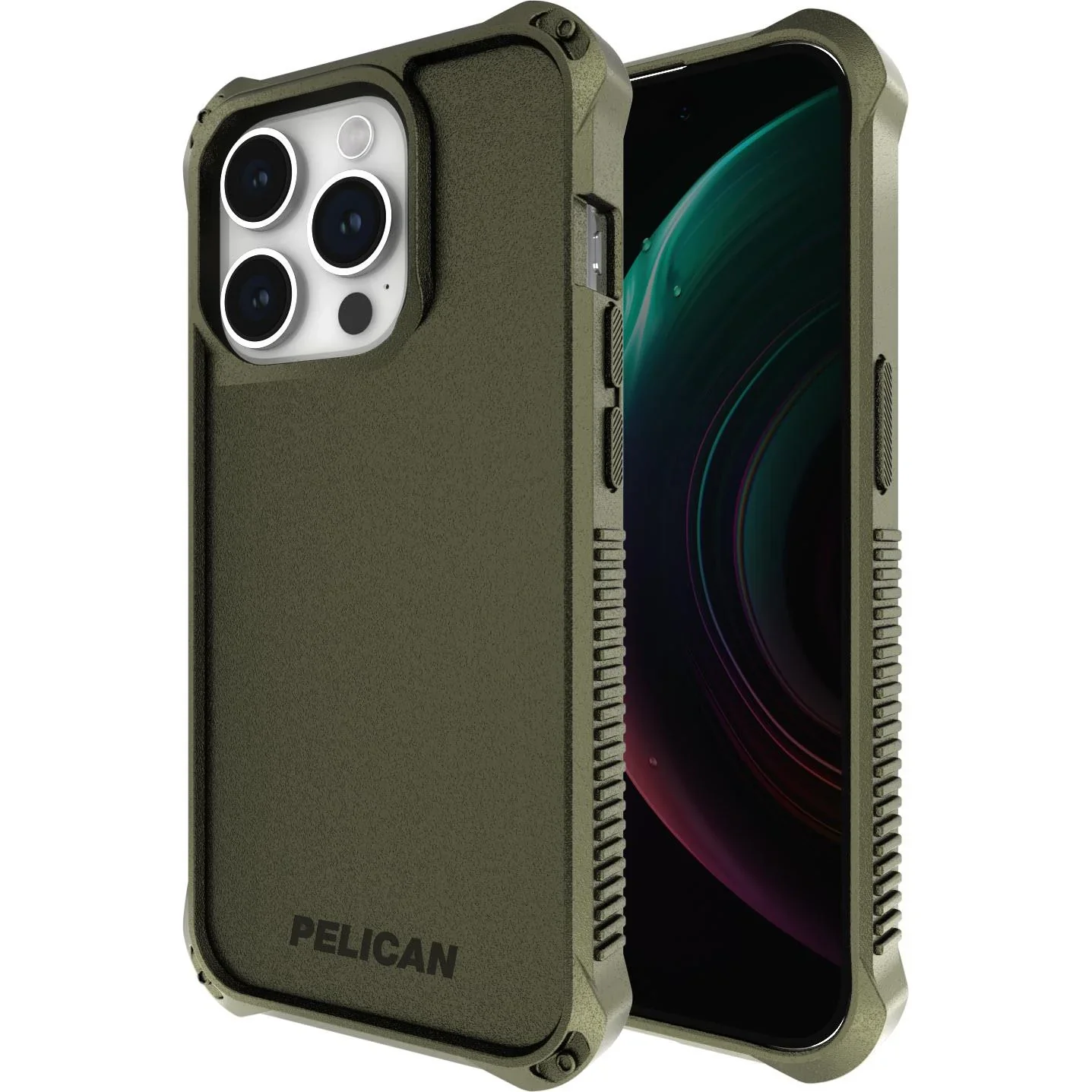 Pelican Guardian Rogue MagSafe Case for iPhone 15 Pro 6.1 - Olive - Image 2