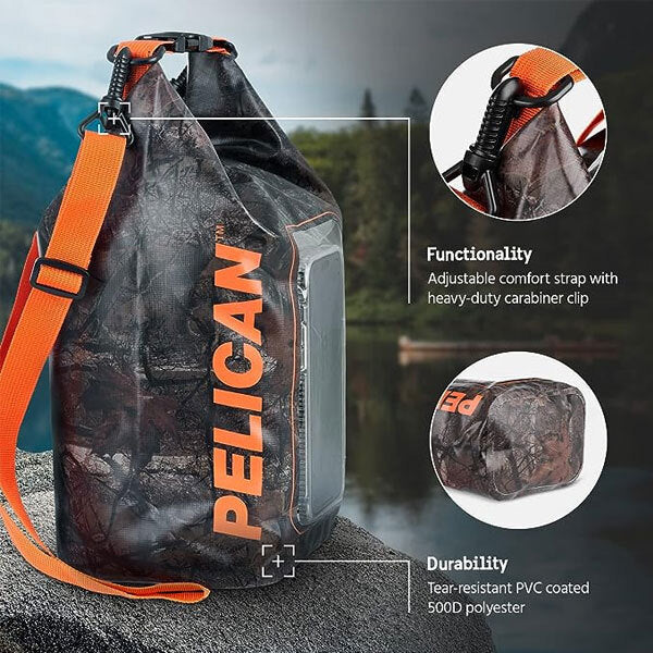 Pelican Marine Waterproof 5L Dry Bag - Hunter Camo - Image 3
