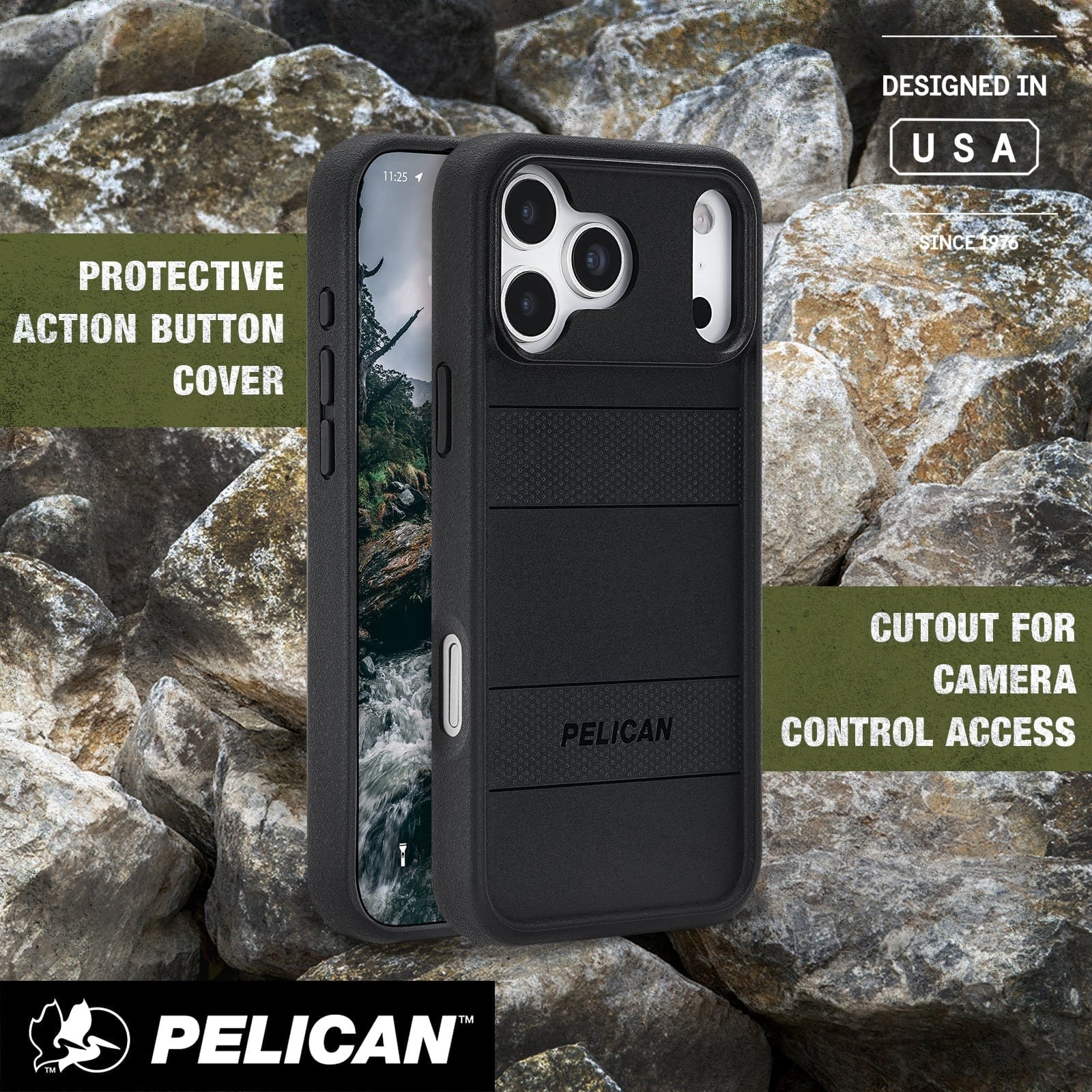 Pelican Protector MagSafe Case for iPhone 17 Pro 6.3 - Black - Image 3