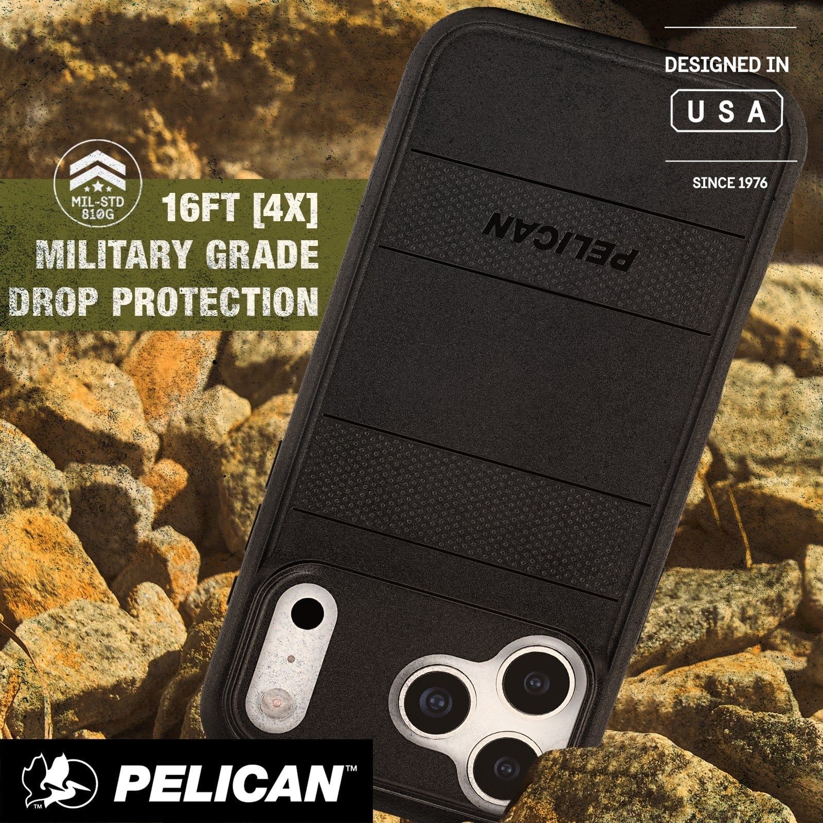 Pelican Protector MagSafe Case for iPhone 17 Pro Max - Black - Image 4