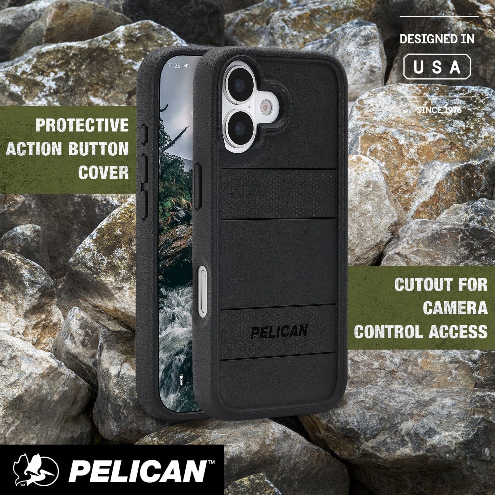 Pelican Protector MagSafe Case for iPhone 17 Standard 6.3 - Black - Image 2