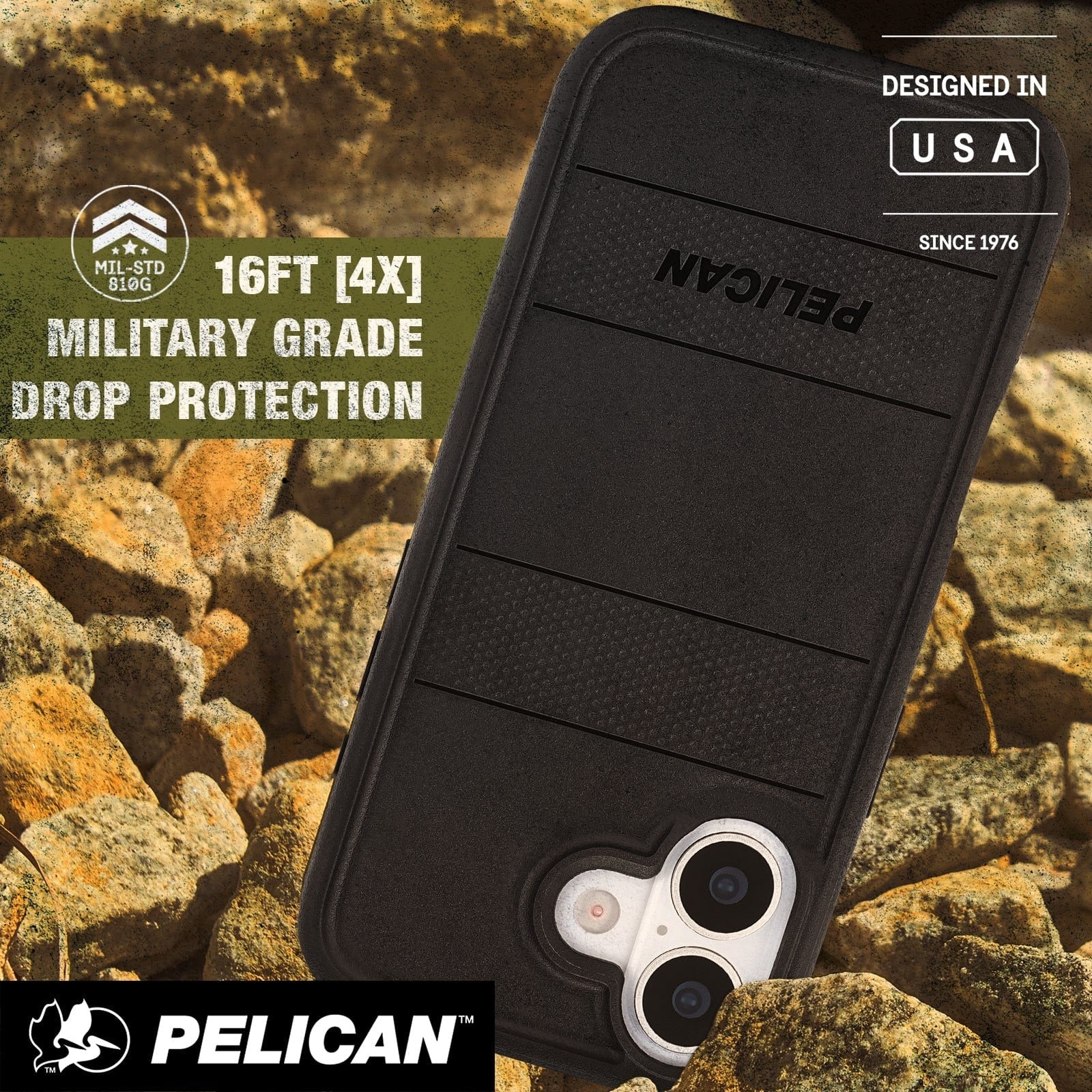 Pelican Protector MagSafe Case for iPhone 17 Standard 6.3 - Black - Image 4