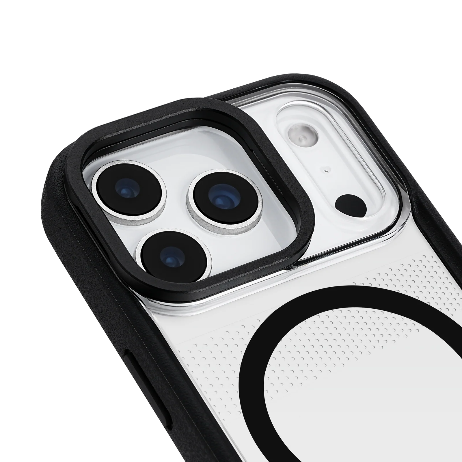 Pelican Protector MagSafe Case with Stand for iPhone 17 Pro 6.3 - Clear / Black - Image 4