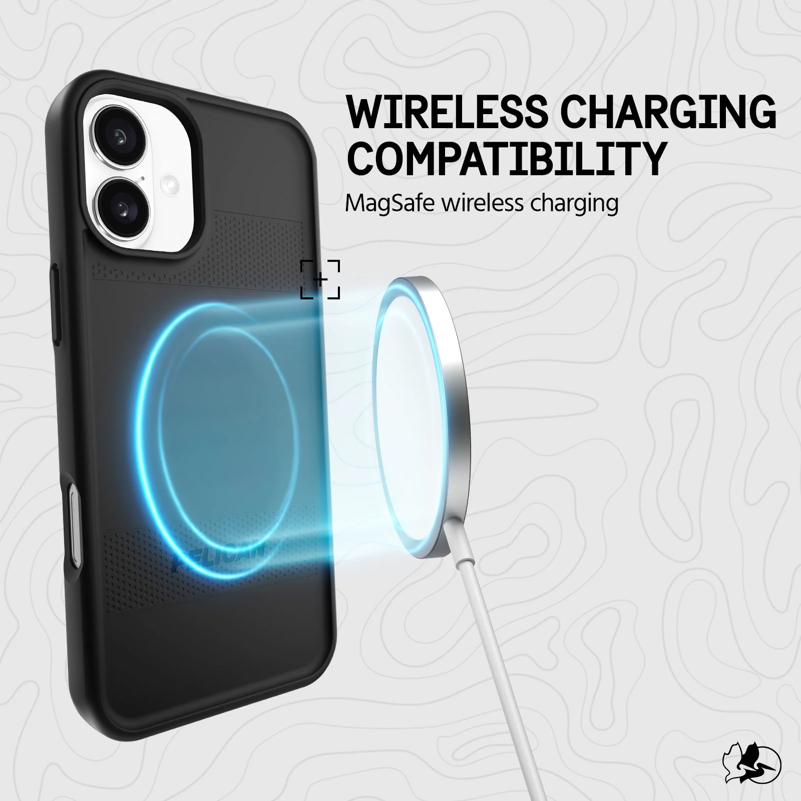 Pelican Protector Magsafe Clear Case for iPhone 16 Plus - Black - Image 7