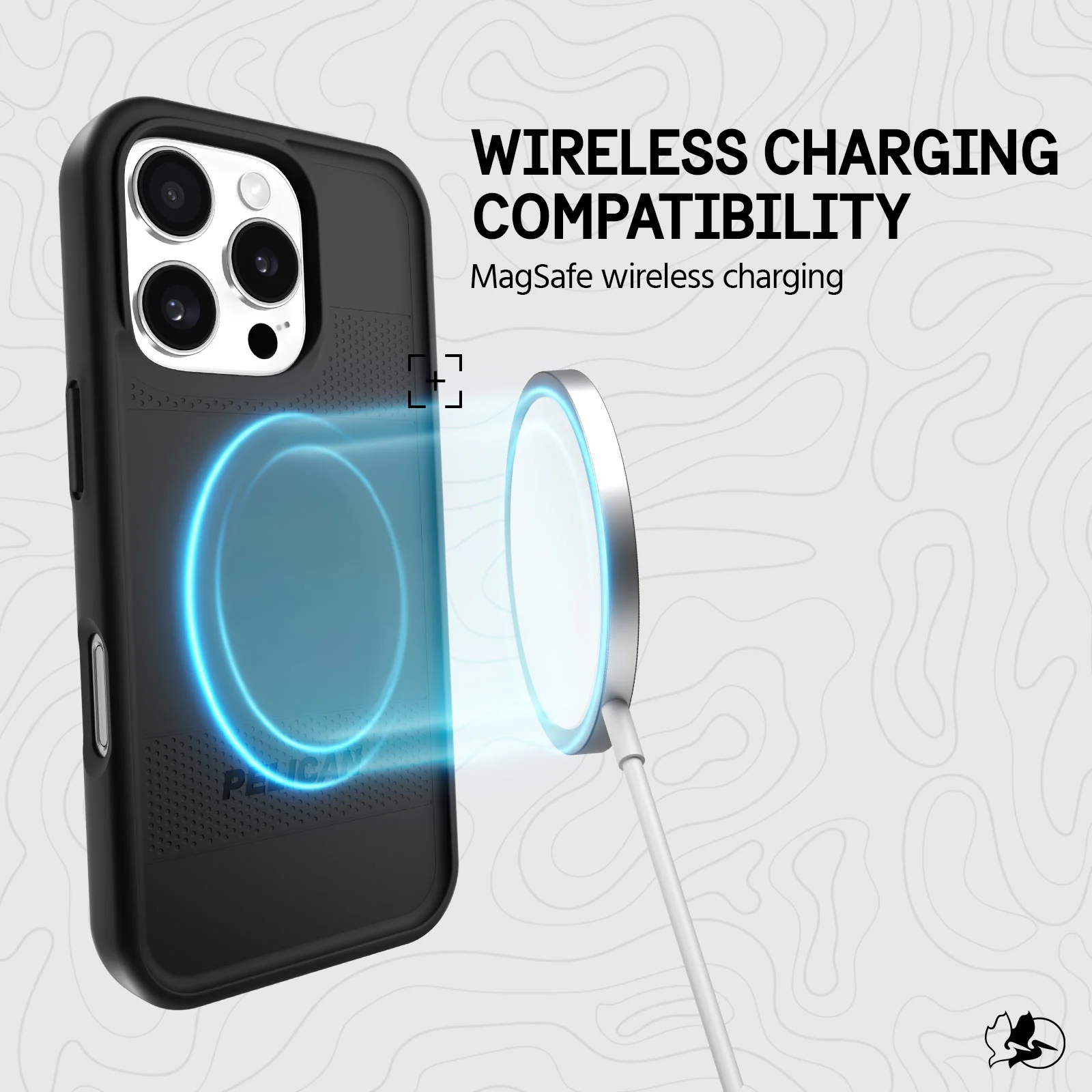 Pelican Protector Magsafe Clear Case for iPhone 16 Pro - Black - Image 7