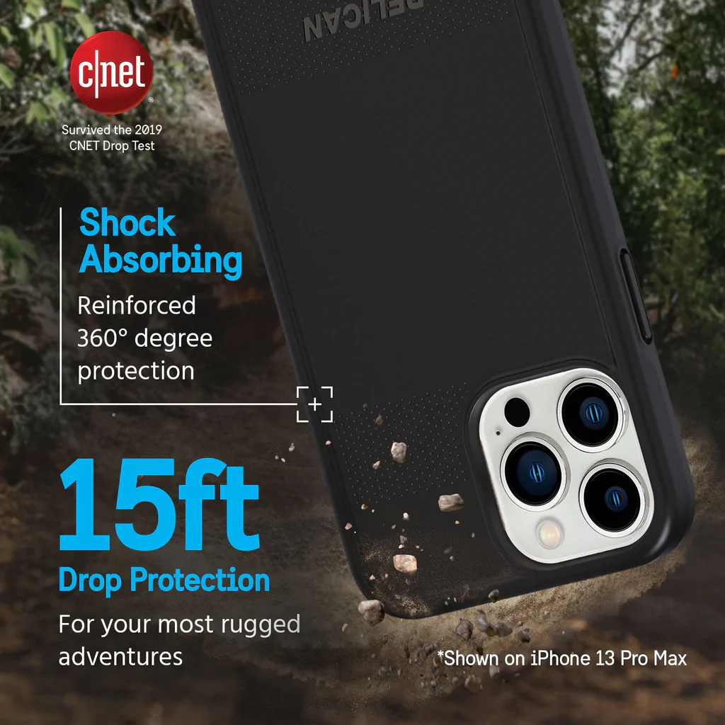 Pelican Protector Rugged Case & MagSafe Built-in iPhone 14 Pro Max 6.7 - Black - Image 5