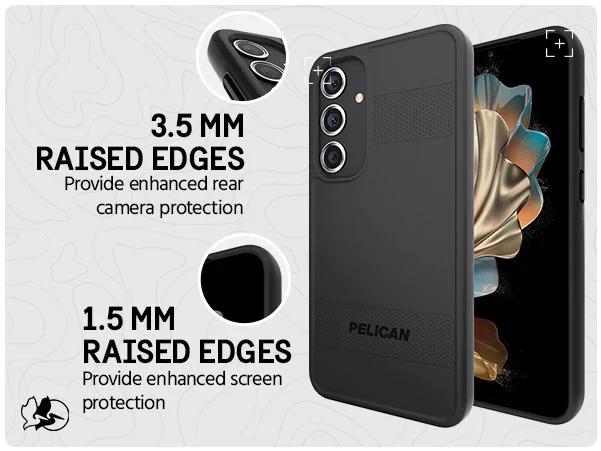 Pelican Protector Tough Slim Case Samsung S24 Standard 6.2 inch - Black - Image 2