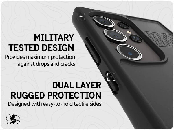 Pelican Protector Tough Slim Case Samsung S24 Ultra 6.8 inch - Black - Image 2