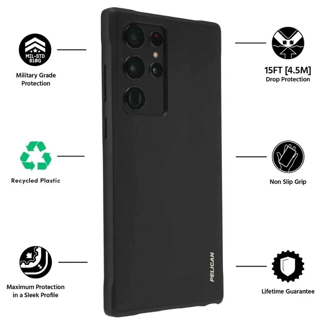 Pelican Ranger Slim Tough Case Samsung S22 Ultra 6.8 - Black - Image 2