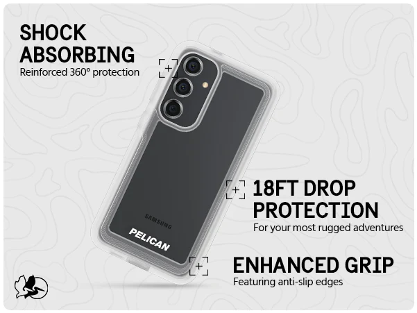 Pelican Voyager Rugged Clear Case Samsung S24 Plus 6.7 inch - Clear - Image 7