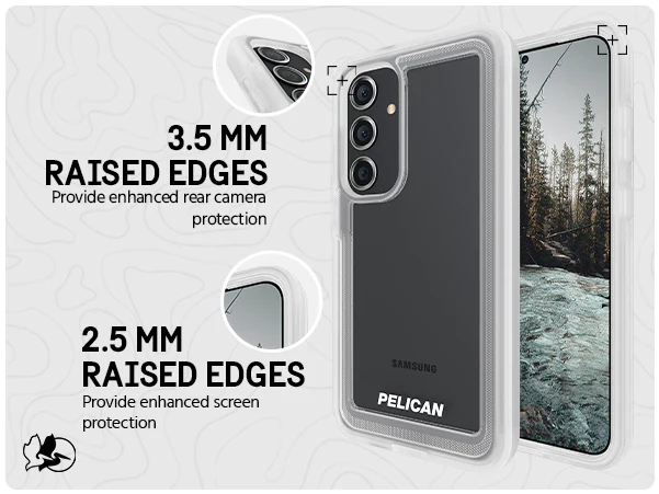Pelican Rugged Clear Case Samsung S24 Standard 6.2 inch - Clear - Image 9
