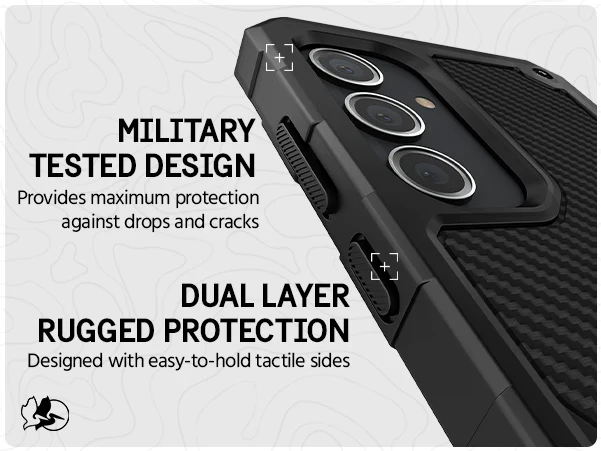 Pelican Shield Carbon Fibre Case Samsung S24 Plus 6.7 inch - Black - Image 9
