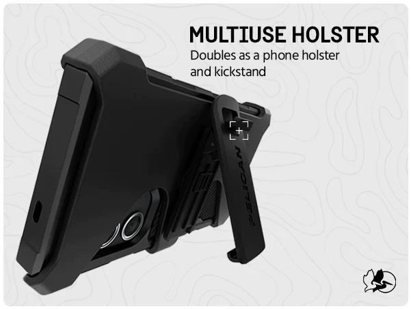 Pelican Shield Carbon Fibre Case Samsung S24 Standard 6.2 inch - Black - Image 3