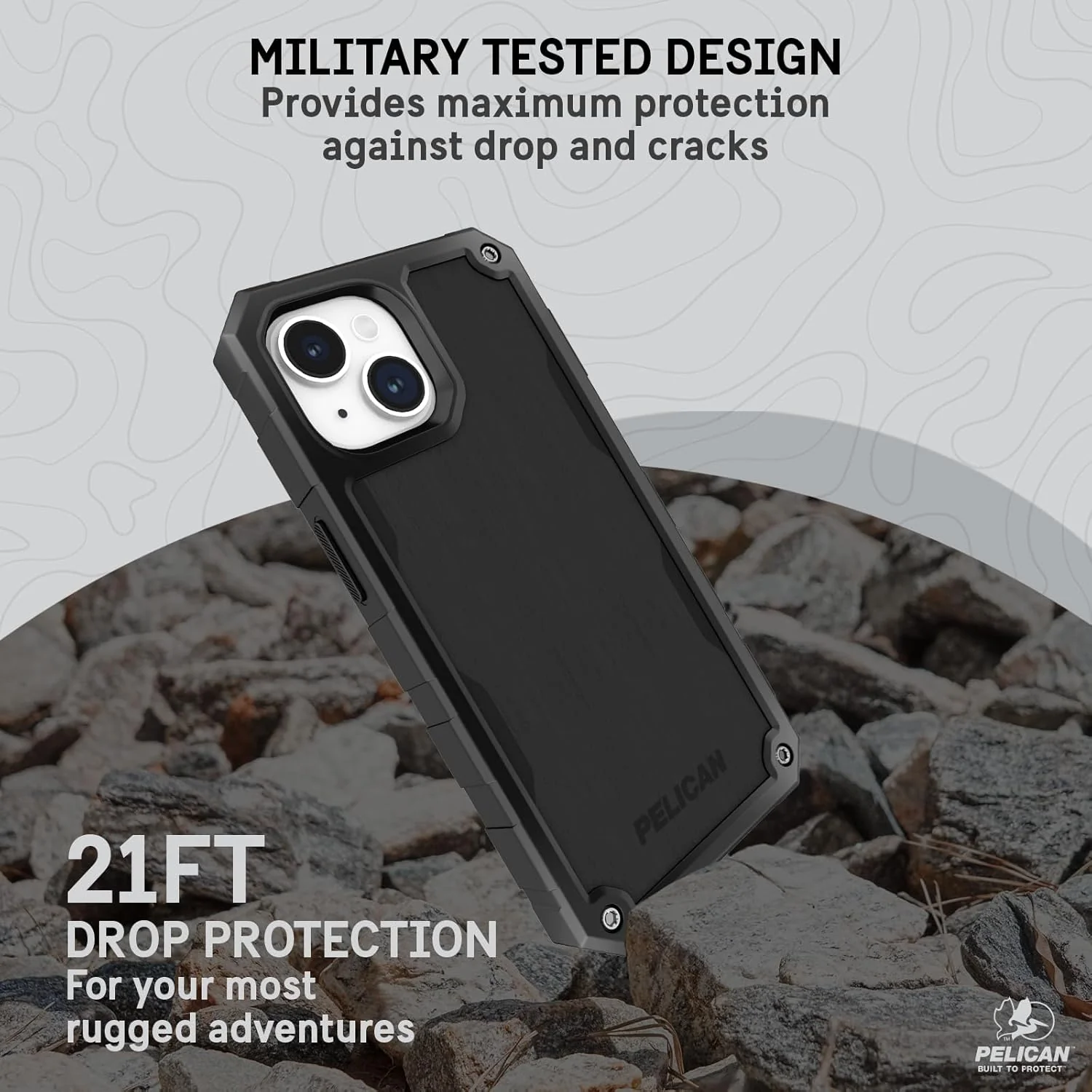 Pelican Shield MagSafe & Holster iPhone 17e / 16e / 15 / 14 / 13 Standard 6.1 Black with FREE SCREEN PROTECTOR!! - Image 10