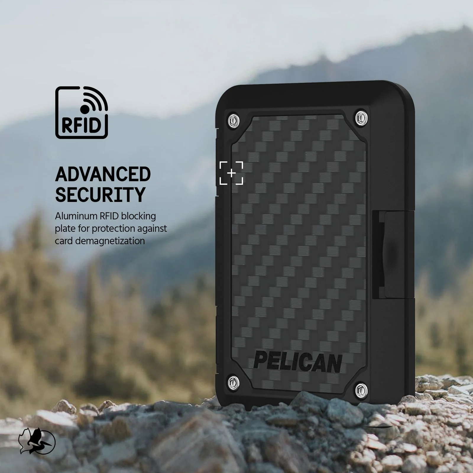 Pelican Shield Kevlar MagSafe Wallet Add on & RFID Blocking - Black - Image 6