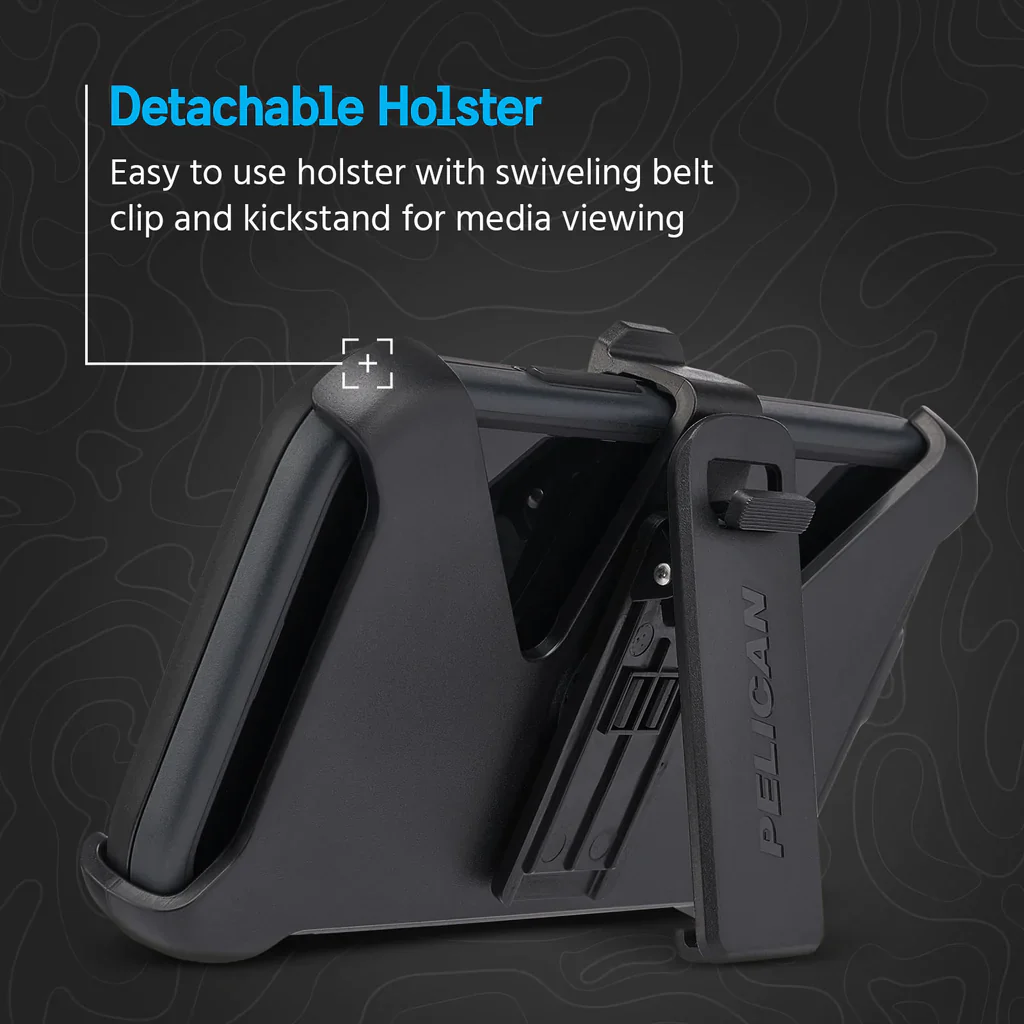 Pelican Voyager MagSafe Case & Belt Clip iPhone 14 Pro Max 6.7 - Black - Image 5