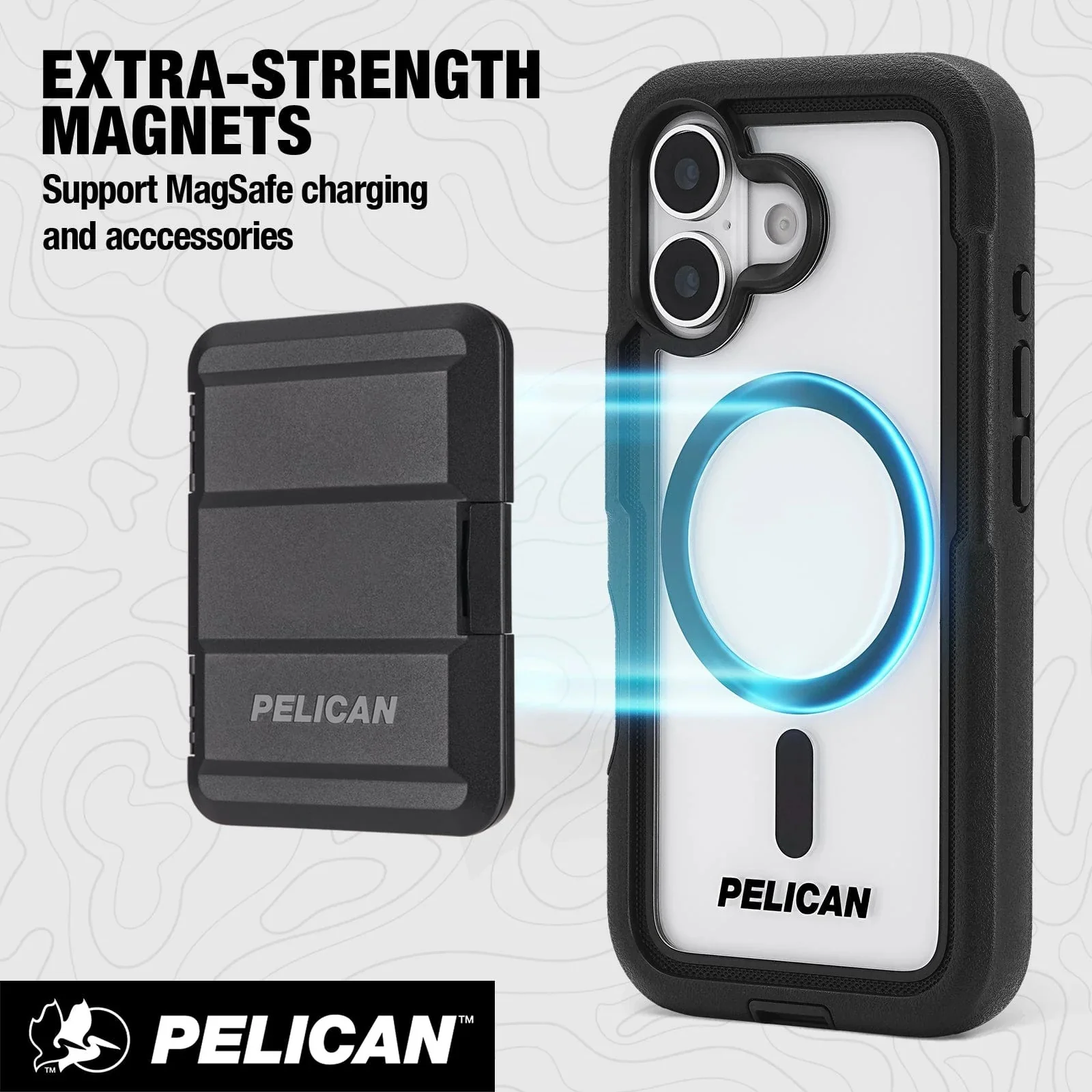 Pelican Voyager MagSafe Case with Holster for iPhone 17 Standard 6.3 - Black/Clear - Image 6