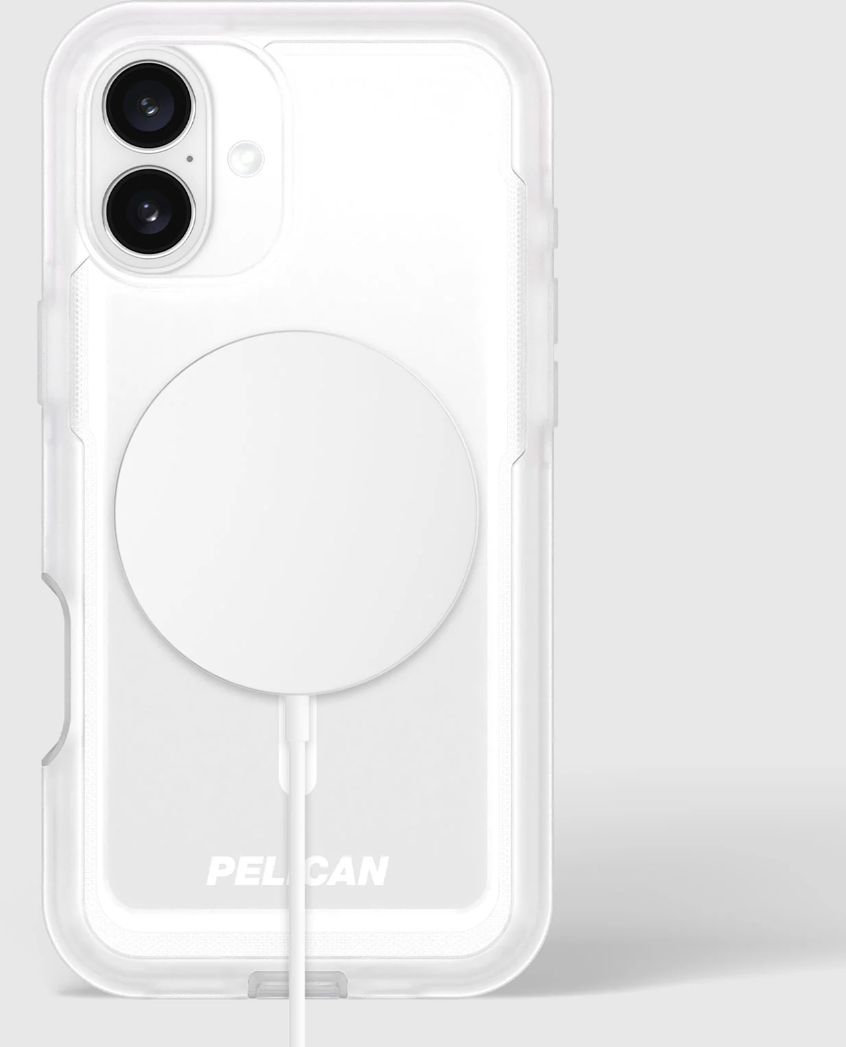 Pelican Voyager Magsafe Rugged Case & Belt Clip for iPhone 16 Plus - Clear - Image 2