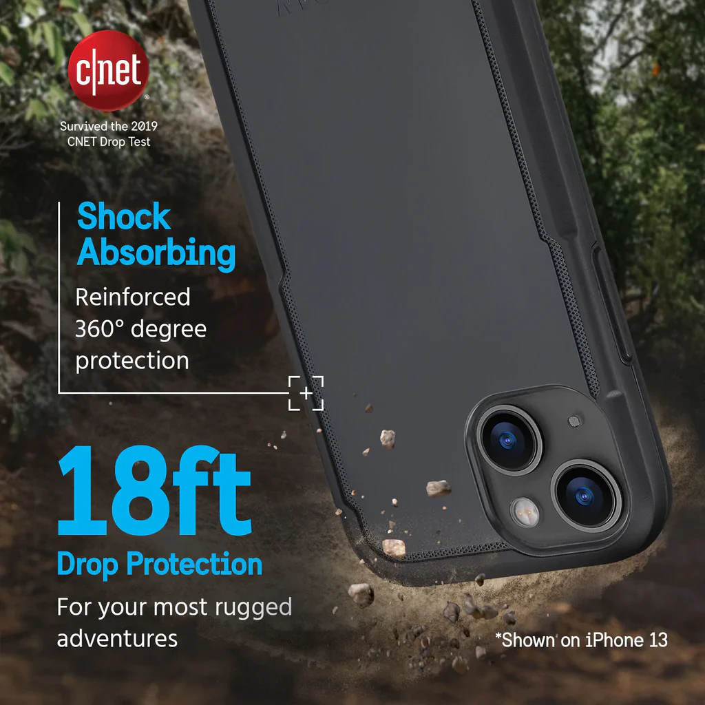 Pelican Voyager MagSafe Case & Belt Clip iPhone 14 Pro 6.1 - Black - Image 5
