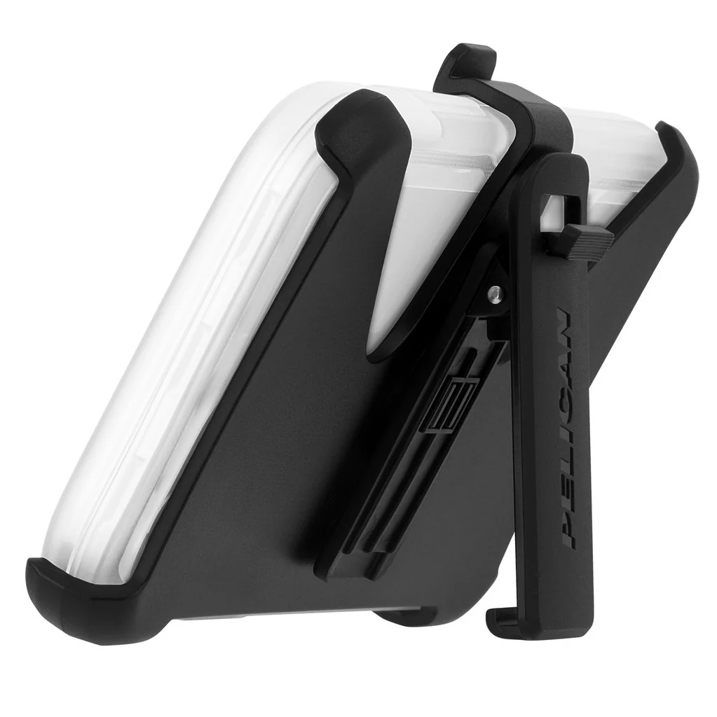 Pelican Voyager Rugged Case & Belt Clip iPhone 13 Standard 6.1 - Clear - Image 3