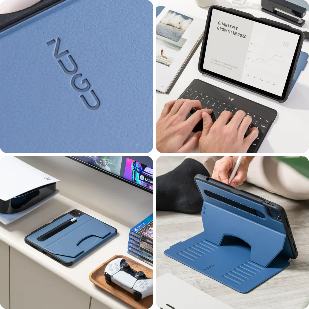 Zugu Case for iPad 10th / 11th Gen 10.9 - Slate Blue - Image 7