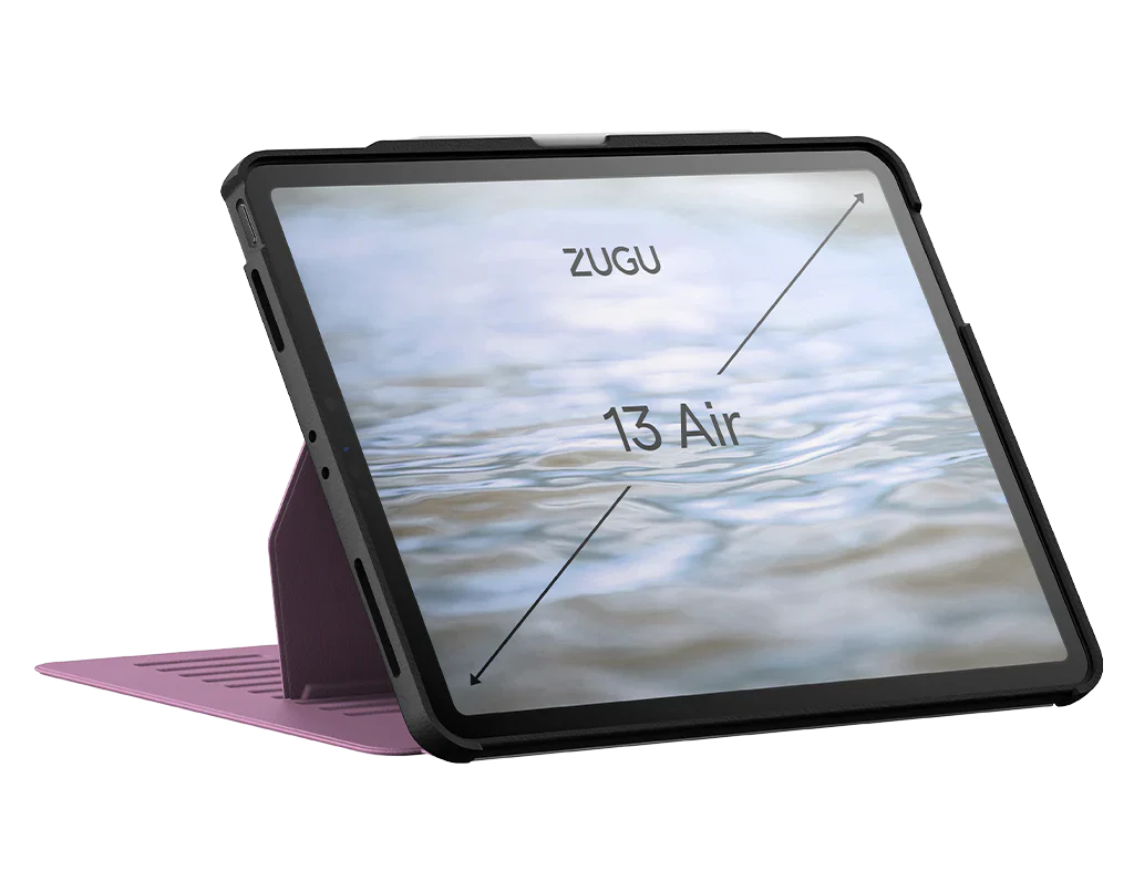 Zugu Case for iPad Air 13 M2  / M3 / M4 & Pro 12.9 3rd 4th Gen - Berry Purple - Image 4