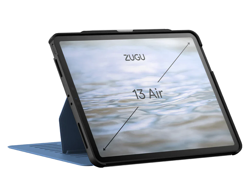 Zugu Case for iPad Air 13 M2 / M3 / M4 & Pro 12.9 3rd 4th Gen - Slate Blue - Image 3