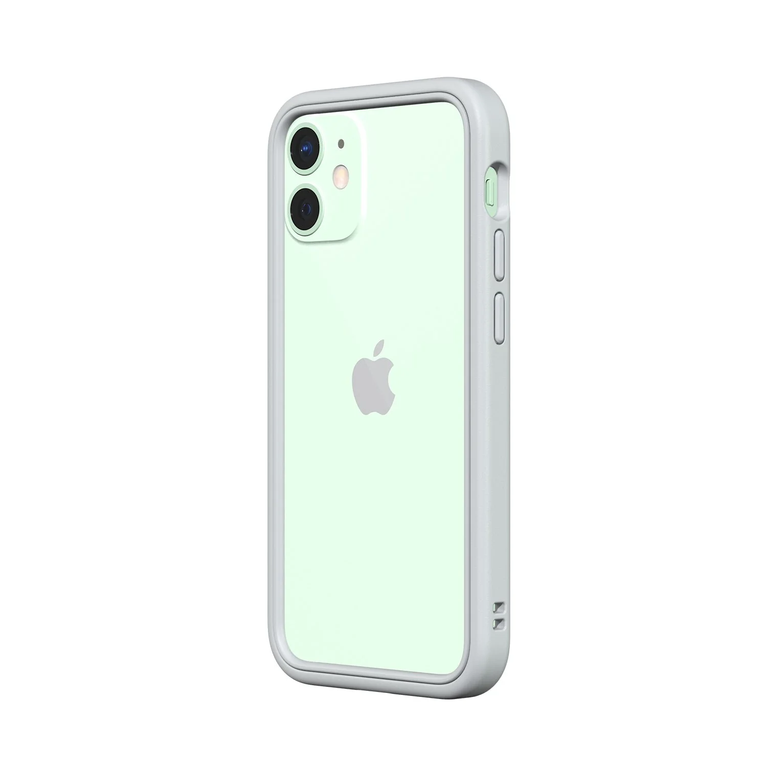 RhinoShield CrashGuard NX Bumper Case For iPhone 12 mini - Platinum Grey - Image 4