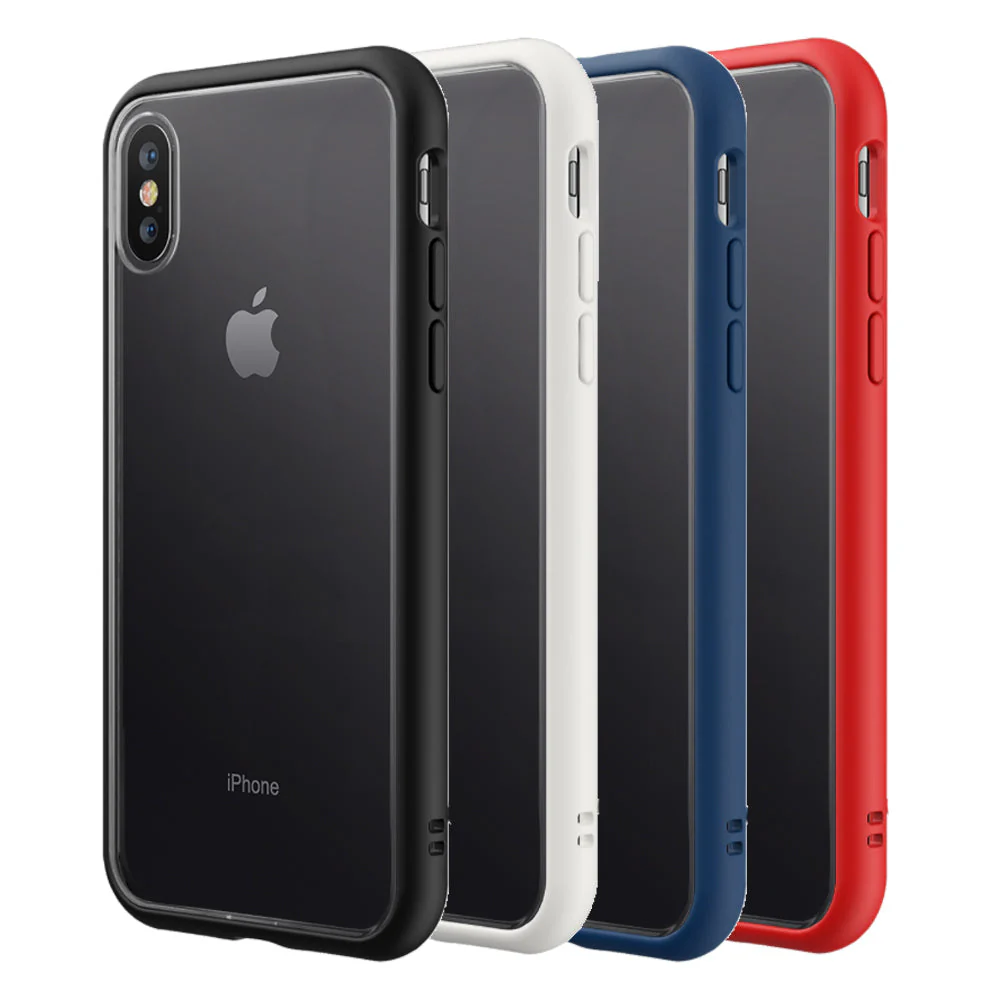 RhinoShield Mod NX Bumper Case & Clear Backplate For iPhone XS Max - Royal Blue - Image 2